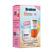 DrakonĀ® promopack ( Sunscreen Gel - Cream 60 ml +Drakon whitening Roll on Pink Bubble) - Drakon